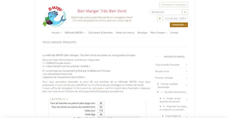 BMTBV Site Internet Page méthode bmtbv