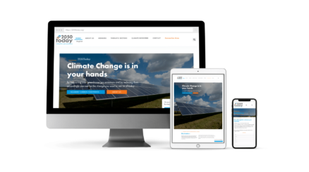Création du site web de l'organisation 2050today